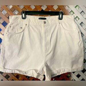 COPY - ASOS Women's White Shorts High waisted size 14